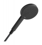 Galvutė dušo Raindance Alive Select S 125 3jet, juoda matinė, EcoSmart 